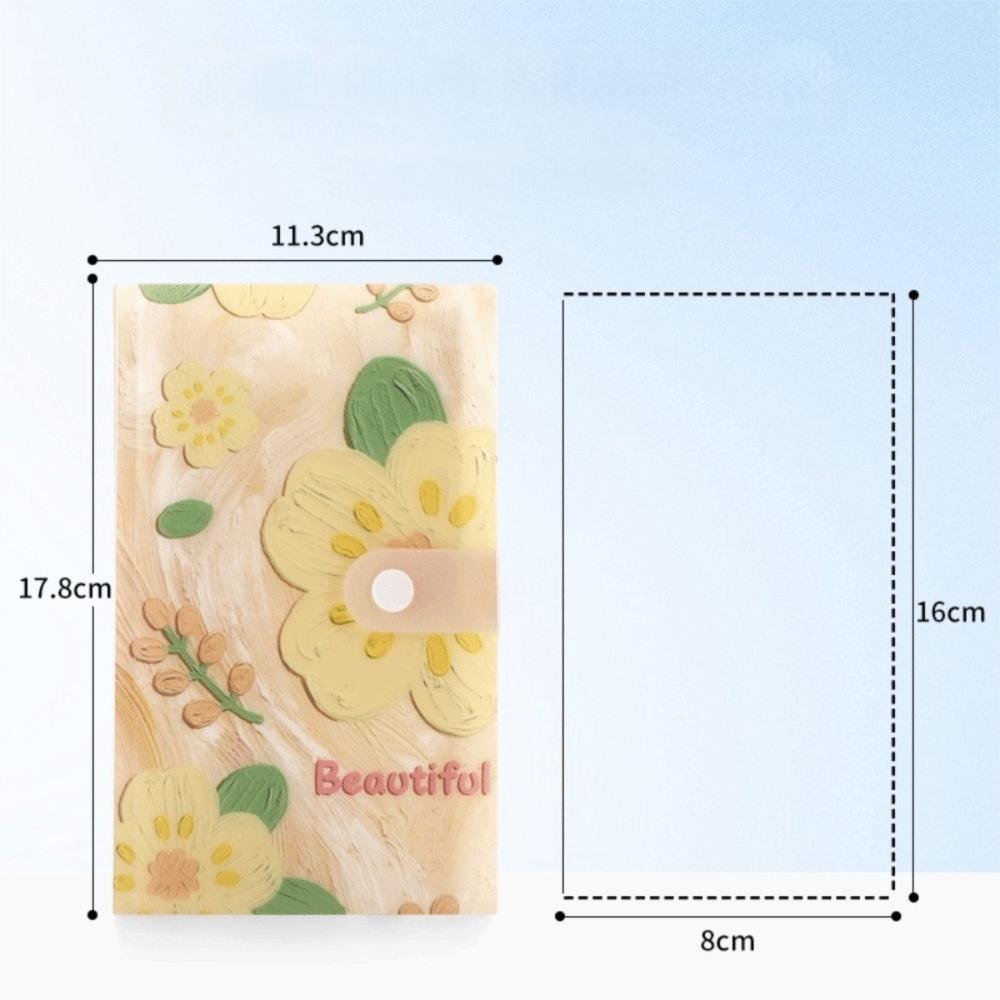 Waterproof Mini Binder Savings Challenge A6 Oil Painting Savings Challenges Book Gift