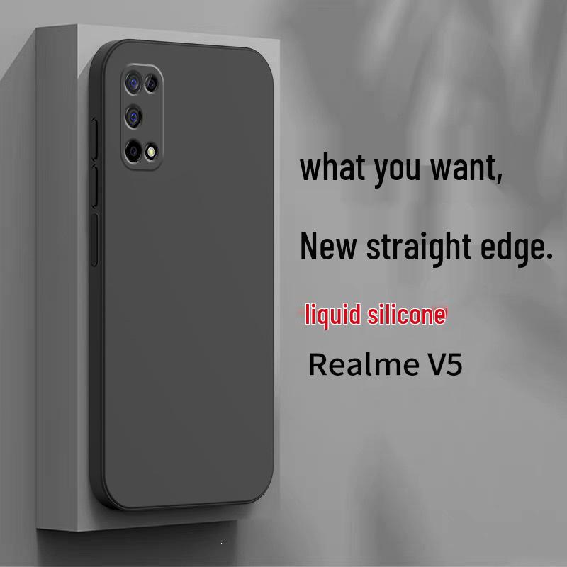 Чехол для телефона Realme V5: Новый стиль защитный чехол из жидкого силикона