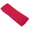 Unisex Sports Elastic Breathable Soft Warm Sweat Absorbing Hairband Head Wear (Red Rose)