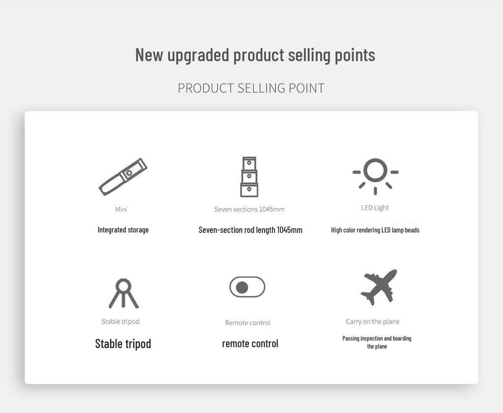 Portable Bluetooth Selfie Stick Tripod: Anti-Shake, Extendable, Travel-Ready Phone Holder