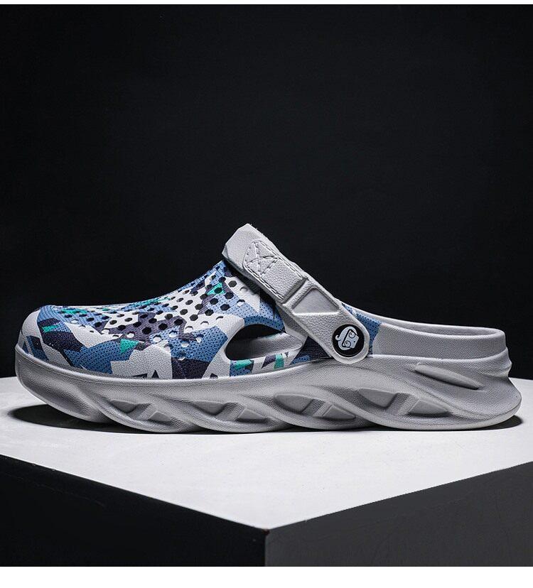 Сандалии мужские летние повседневные пляжные туфли сабо полутапочки