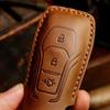 Чехол для автомобильных ключей HALLMO из натуральной кожи для Ford