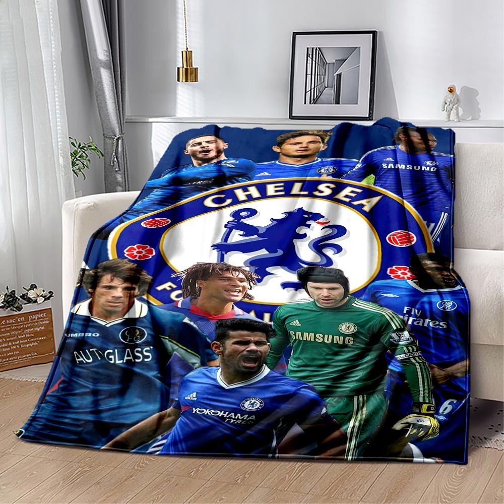 Chelsea Blanket Comfortable Suitable For Chair Seaside Bed For All Seasons Playful Design Unique Gift For Family And Friends Camping