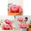 Cute Cartoon Muscle Star Kirby Plush Toy Pillow Stuffed Animal Doll Gift