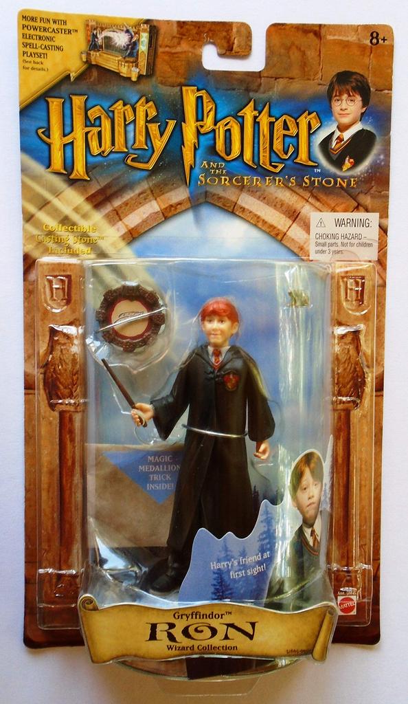 Harry Potter and the Stone Gryffindor Wizard Collection Ron Sorcerer's - -
