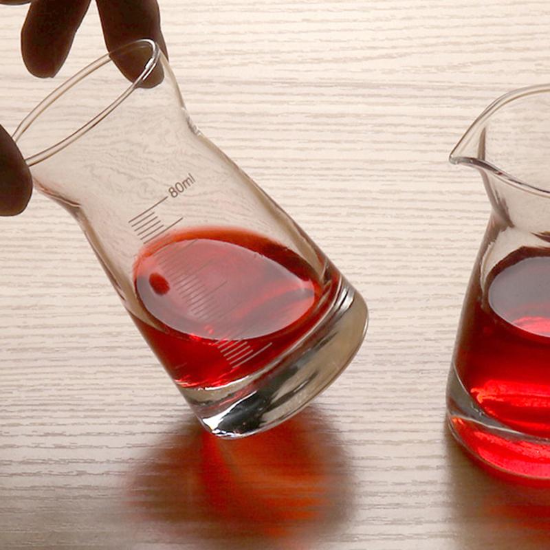 Набор диспенсеров для вина 2 шт. 125 мл прозрачный с вертикальными полосами и 80 мл со шкалой, инструмент для спиртных напитков, бытовой набор стаканов, оптовая продажа чашек