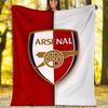 1pc A-Arsenal5 Theme Blanket - Digital Print, Polyester, Cozy for All Seasons, Perfect for Outdoor, and Travel