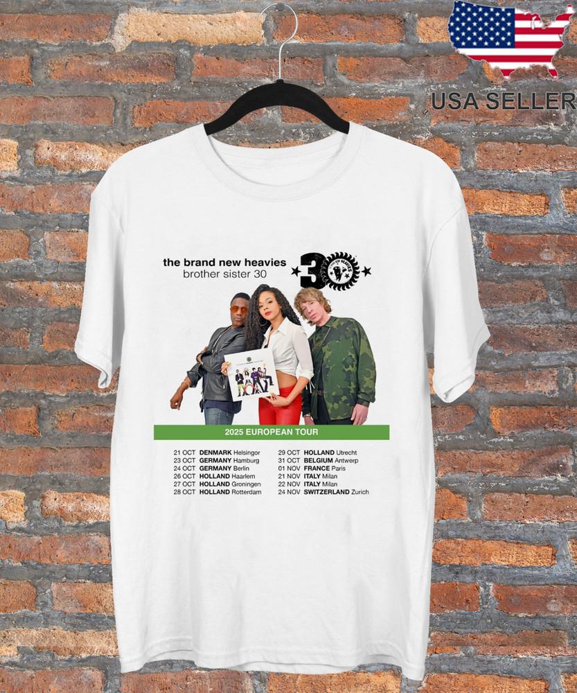 Brother Sister 30 Tour The Brand New Heavies Full Size S-5XL Unisex T-Shirt