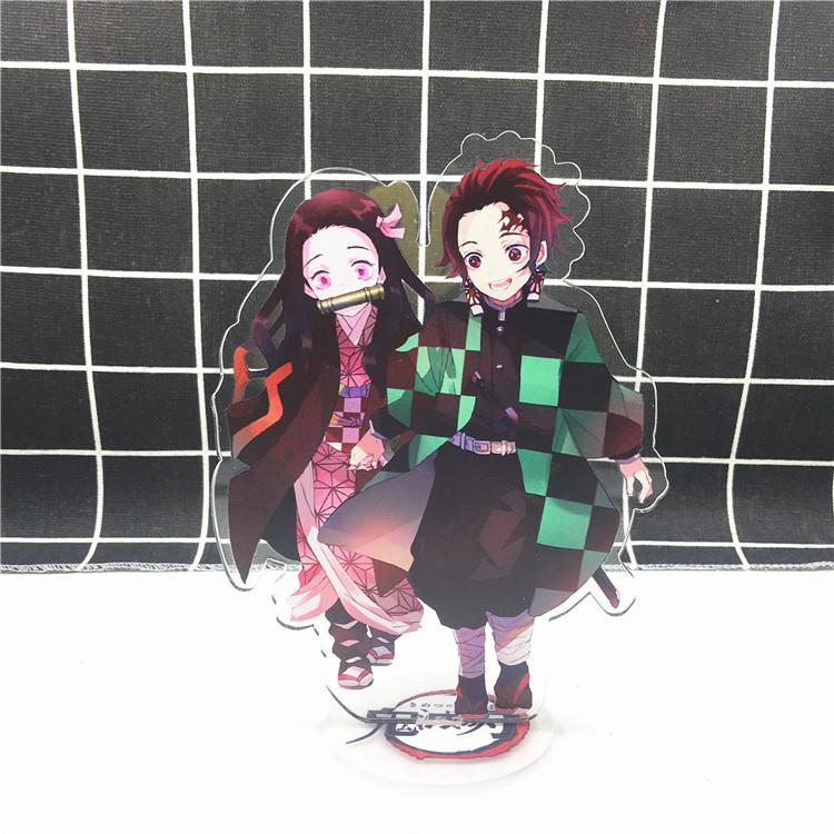 Акриловая подставка с изображением Танджиро и персонажей из «Истребителя демонов» — Идеально для украшения стола и в качестве подарка