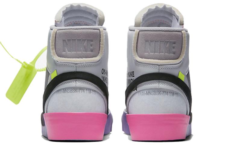 Nike Блейзер Мид Off White Серый Волк Серена Королева AA3832-002