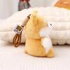 Puppy Dolls Dog Plush Pendant Schnauzer Bag Charm Husky Corgi Plush Kawaii Shiba Inu Dog Stuffed Keychain Car Decor