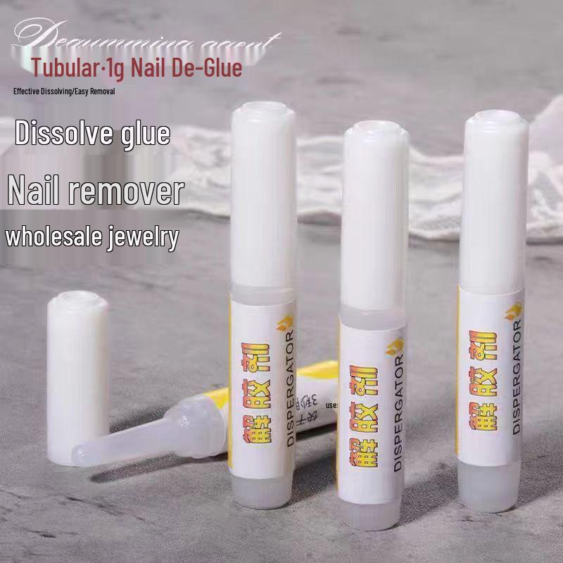 Клей для ногтей 2 г - Склеивание украшений для накладного нейл-арта и типсов, формула без запекания