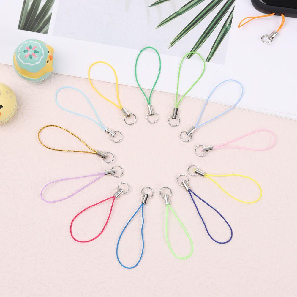 100 шт. Проволочный шнурок Брелок DIY Игрушки Подвески Зажимы Бижутерия Шнурок для мобильного телефона С ремесленным подвесом DIY Ручные материалы