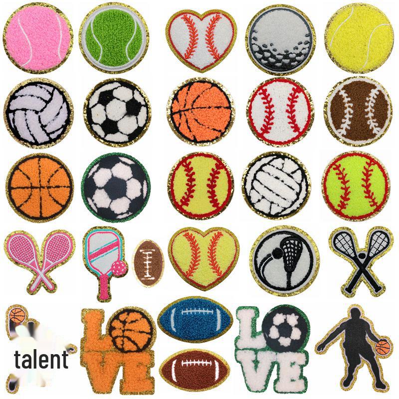 Вышитая нашивка из синели Jianxing Sports для футбола, баскетбола, регби и бейсбола