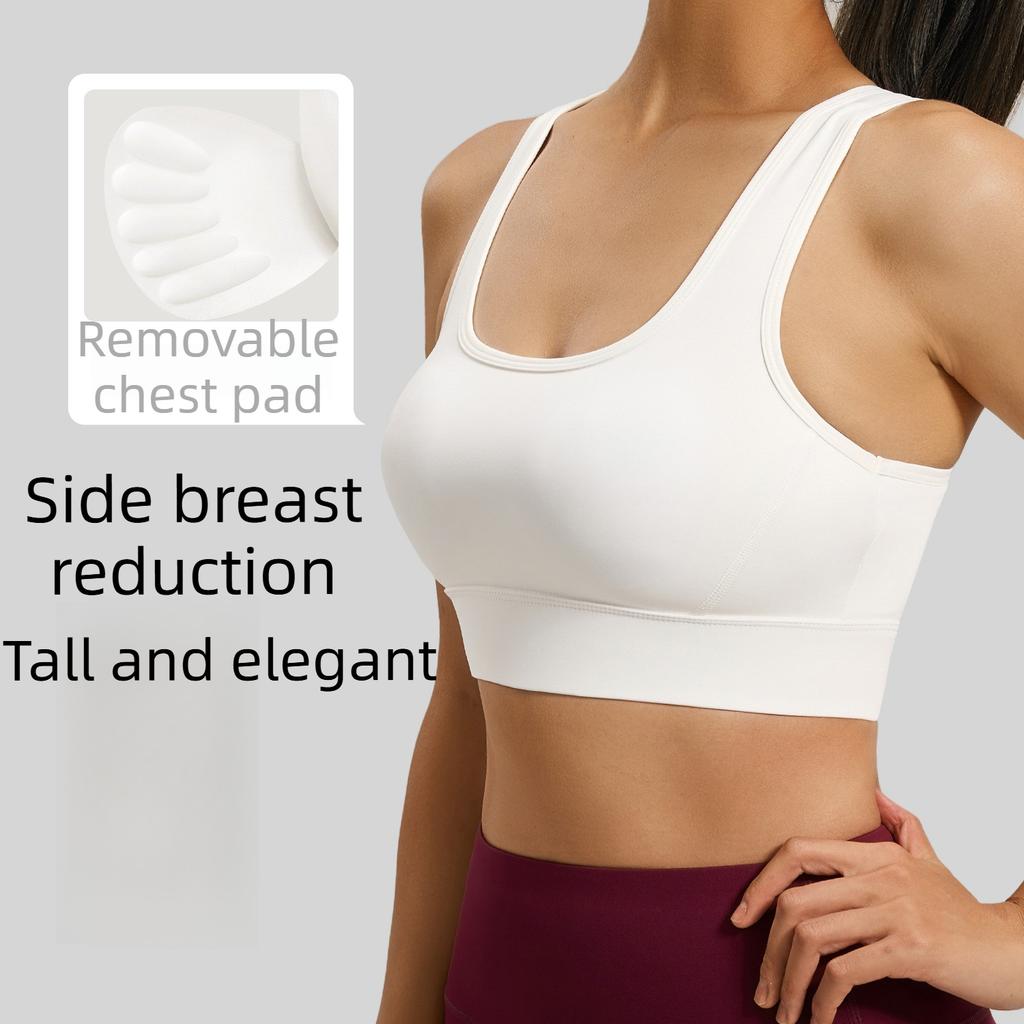 Спортивный бюстгальтер с застежкой-борцовкой для женщин, высокопрочный, противоударный, для фитнеса, йоги, спорта