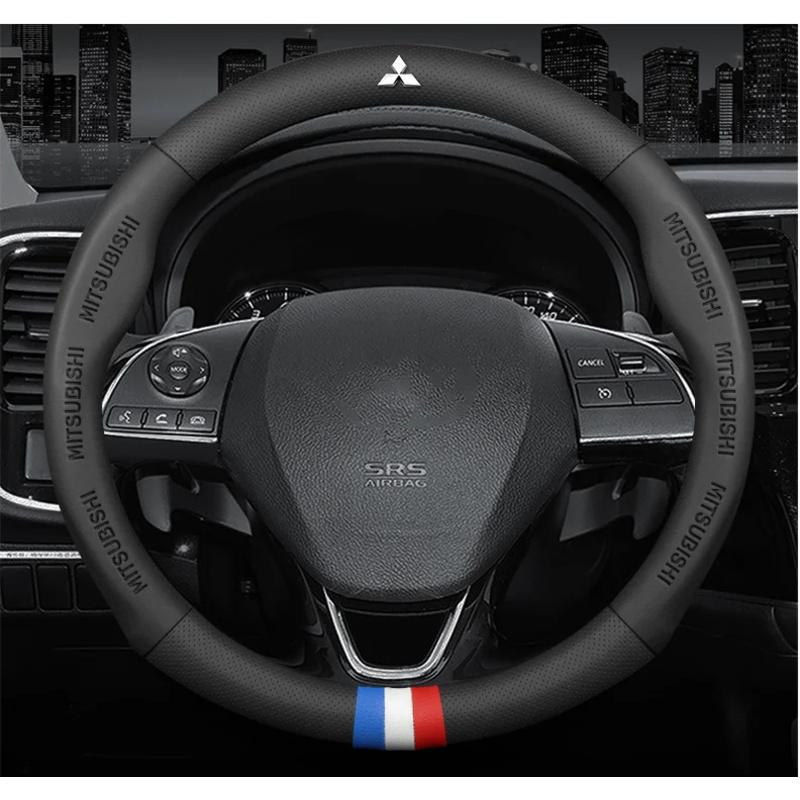 vdpc7 For Mitsubishi Outlander Pajero Asx Colt Lancer EX Evolution X L200 Triton RALLIART Delica Eclipse Car Steering Wheel Cover