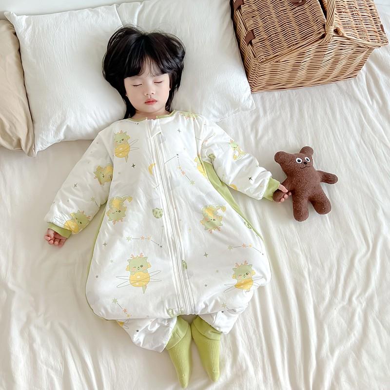 A-Class Cotton-Lined Baby Sleep Sack With Legs Toddlers 1-7 Years Winter Lightweight Sleeping Bag