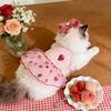 Pet gauze dress, summer thin dress for poodles, teddy bears, bichons, yorkshires, small dogs, cats, and other pets