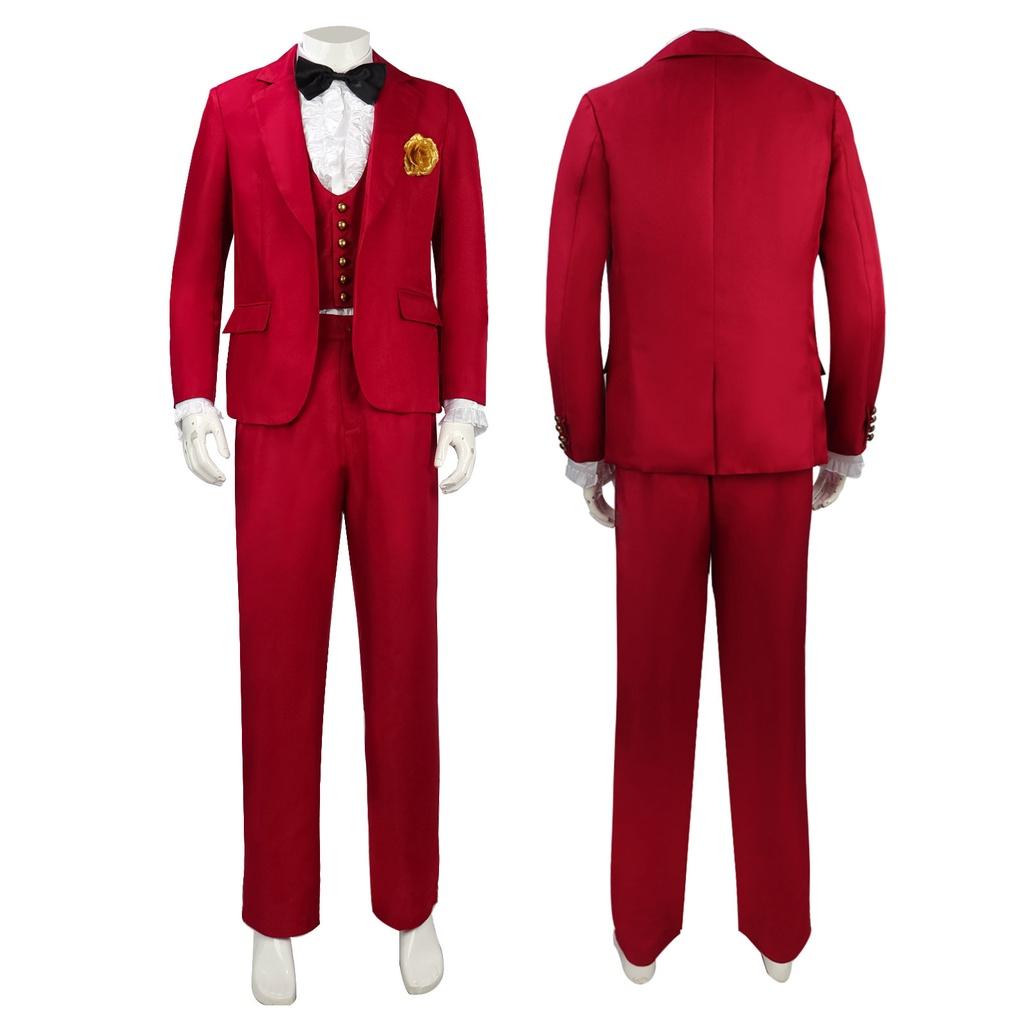 Original Stock Factory Wholesale Dark Wizard Red Suit Halloween Costume Men's Clothing