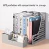 Deli 3-Section Desktop File Organizer with Pen Holder