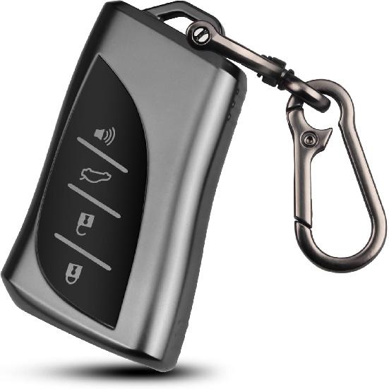 for Lexus Key Fob Cover, Soft TPU Car Key Cover Compatible With 2018-2025 ES250 ES350 GX550 LX600 LS500 LC500h NX300h RX350 RX450h UX200, fit for 4