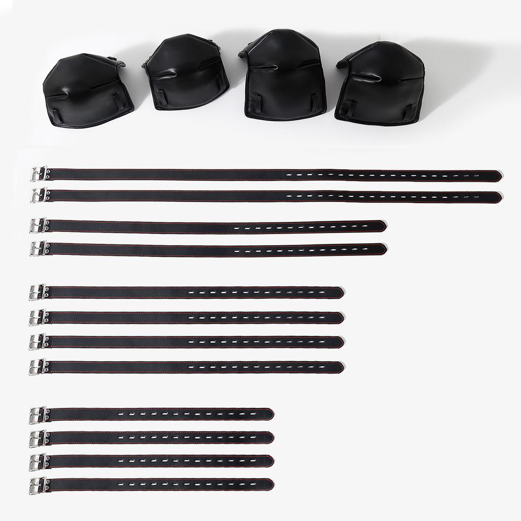 BDSM Kits Adult Toys Crawl Knee Elbow Handcuffs Puppy Play Bondage Set Unisex Dog Hood Binding band Role-Playing Sex Games