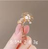 Fashion Pearl butterfly Rhinestone Brooches For Women Elegant Metal Fixed Clothing Pins Daily High-end Jewelry wholesale