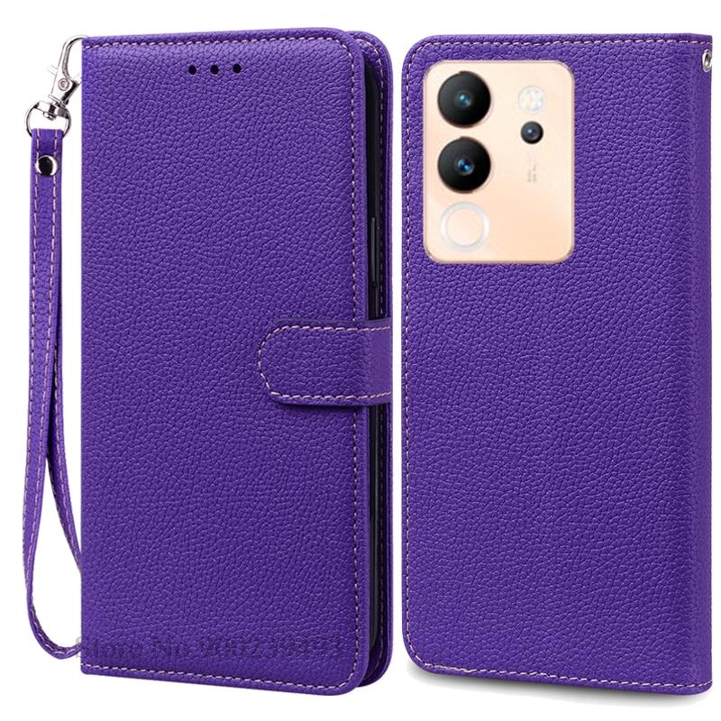 Для Vivo V30 Lite 5G чехол кожаный кошелек раскладной телефон чехол для Vivo V30 Lite чехол-книжка для Vivo V30Lite чехол Fundas Shell