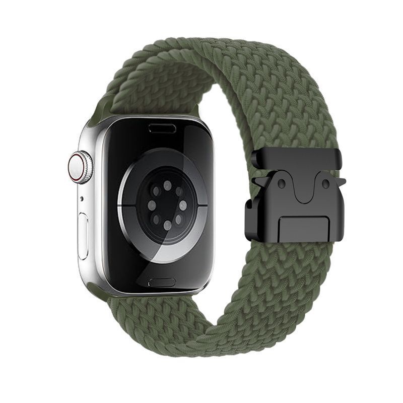 Плетеный ремешок для ремешков Apple Watch 40 мм 44 мм 46 мм 42 мм 49 мм 45 мм 41 мм 38 мм Браслет IWatch Series 10 SE 9 8 7 6 Ultra 2 полосы