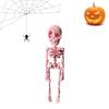 1/6Pcs Poseable Skeleton Refrigerator Magnet Halloween 3D Movable Joints Skeleton Articulated Skeleton Magnetic Fridge Decoration Ornament