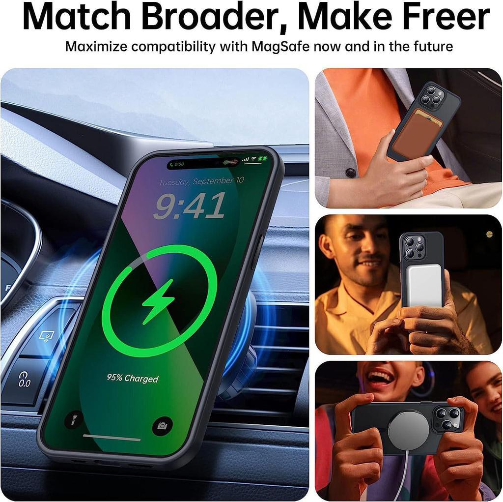 Совместимый чехол для телефона для Samsung S20FE, S22PLUS, S23ULTRA, S23 и S24: Прозрачный, Магнитный, Ударопрочный, с отделкой Soft-touch.