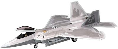Пластиковая модель истребителя превосходства в воздухе ВВС США Raptor Хасегава двойного назначения PT45 1/48 F-22