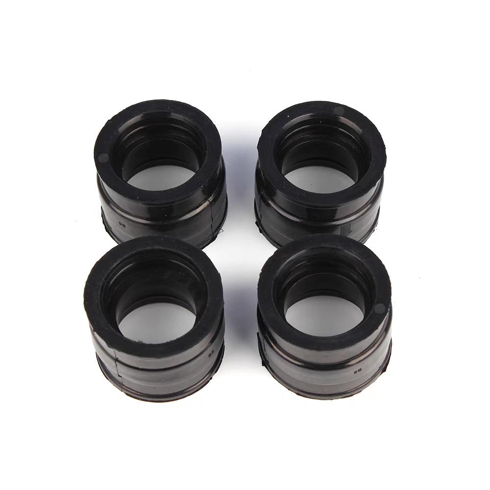 4PCS Carburetor Intake Manifold Boots 16211-460-770 16211 460 770 For Honda CB650 CB650C CB650SC 1979 1980 1981 1982