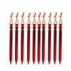 18cm Aluminum Alloy Tent Pegs with Rope Stake Camping Hiking Equipment Outdoor Traveling Tent Accessories