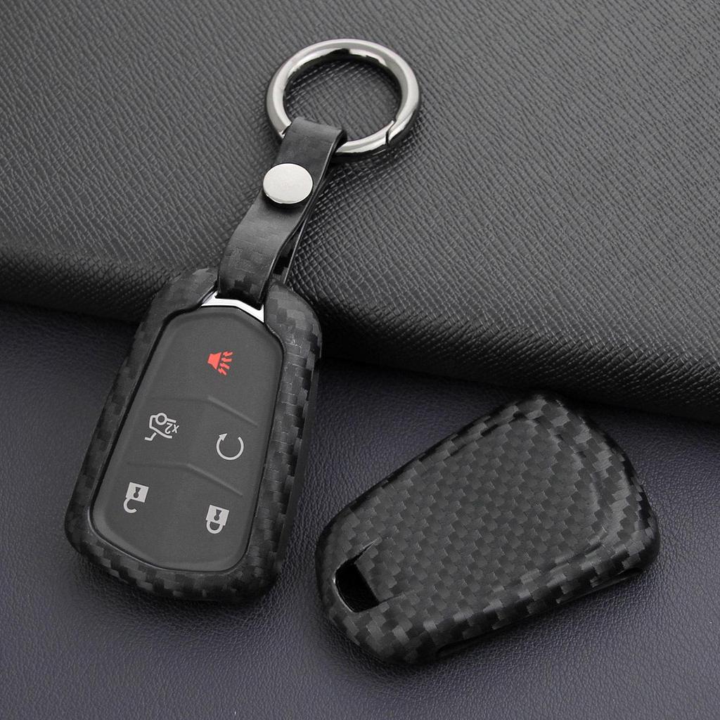 Cadillac XTS/US Escalade/CT6/ATS-V Carbon Fiber Key Shell Cover