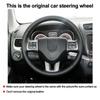 Ручной швейный автомобильный чехол на руль для Dodge Charger Challenger 2011-2014 Volant оплетка на рулевом колесе 2012 2013