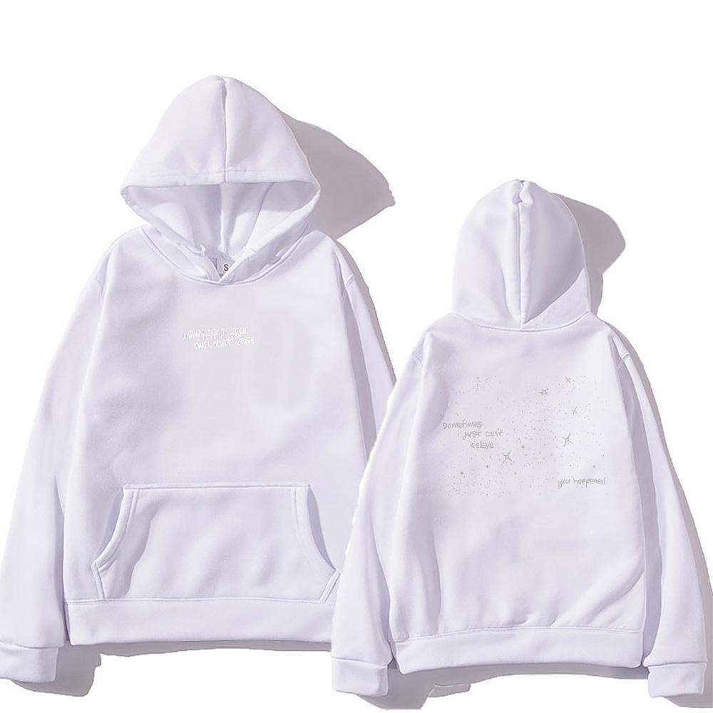 Ariana Grande Twilight Zone Constellation Hoodie Men Women Casual Clothes Unisex Fashion Oversized Sweatshirts Y2K Hoody