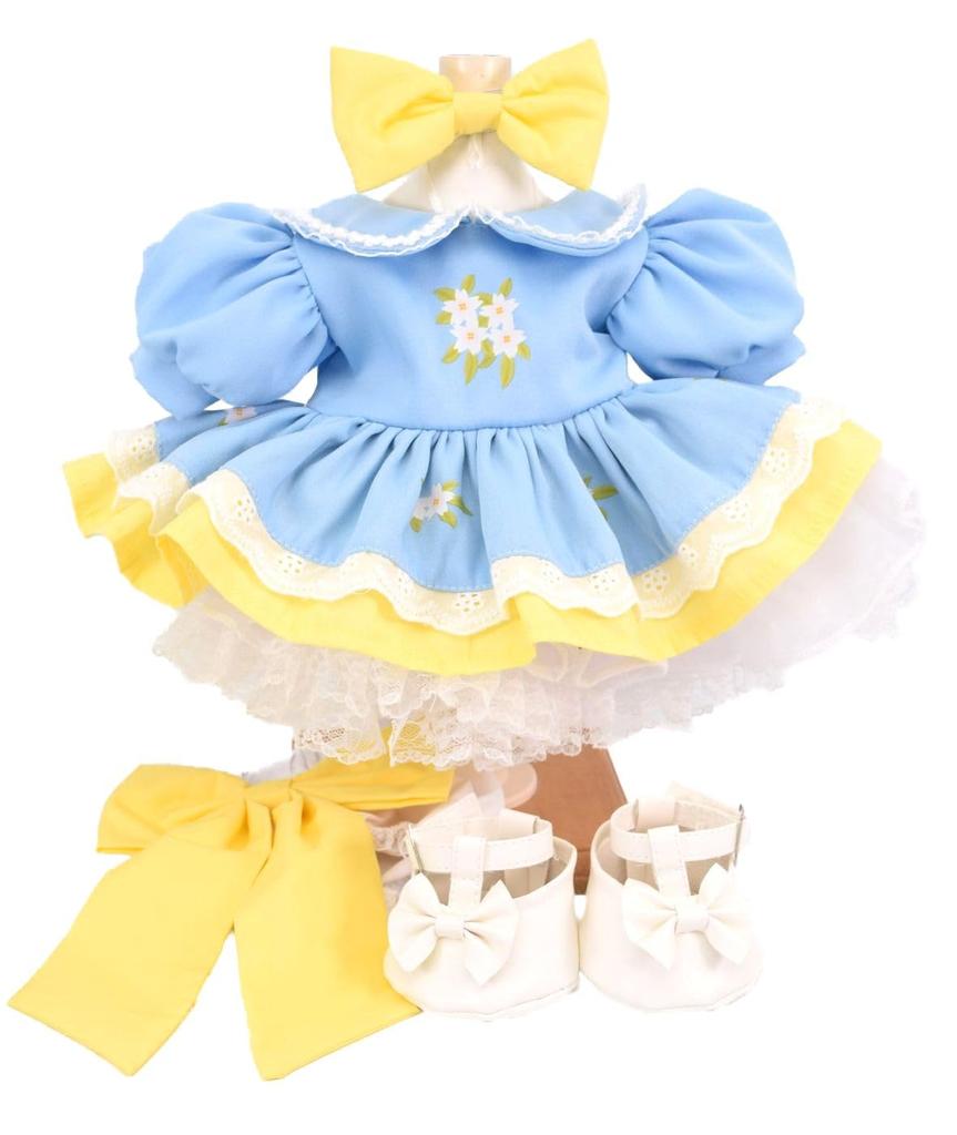 Плюшевый мишка Почта Алиса Линабель Наряд Костюм Платье Касабланка для размера S (Никто) (Линабель)