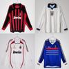Retro Long Sleeve Soccer Jersey England Portugal Brazil Arsenal Chelsea Barcelona Fans - Bamboo Fiber Unisex Adult Sportswear