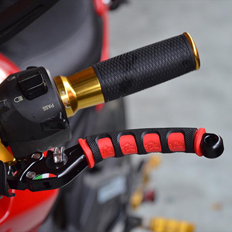 Durable Motorcycle Handle Bars Cover Soft Anti-Slip Brake Handle Silicone Sleeve Motorcycle Bicycle Protection Cover Tools