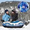 Inflatable Ski Ring Durable Waterproof Fast Inflation Easy Storage Eco-friendly Snow Sled for Kids Adults