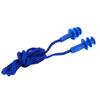 Silicone Ear Plugs Noise Canceling Reduction Waterproof Reusable Sound Blocking Earplugs for Sleeping Swimming Blue