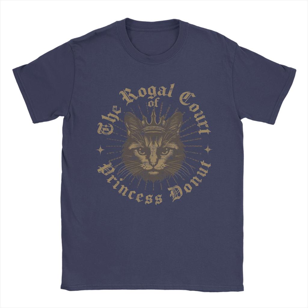 Dungeon Crawler Carl Princess Donut T Shirt Men Cotton Vintage TShirts Crew Neck Tee Shirt Short Sleeve Clothing Plus Size