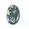 Natural Chines Writing Jasper Oval Cabochon Crytsal Loose Gemstone 28X45X4MM SK-1452