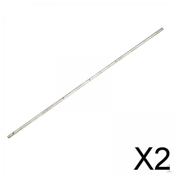 2x Foosball Table Rods Replacement, Steel Soccer Leisure Sports Lightweight