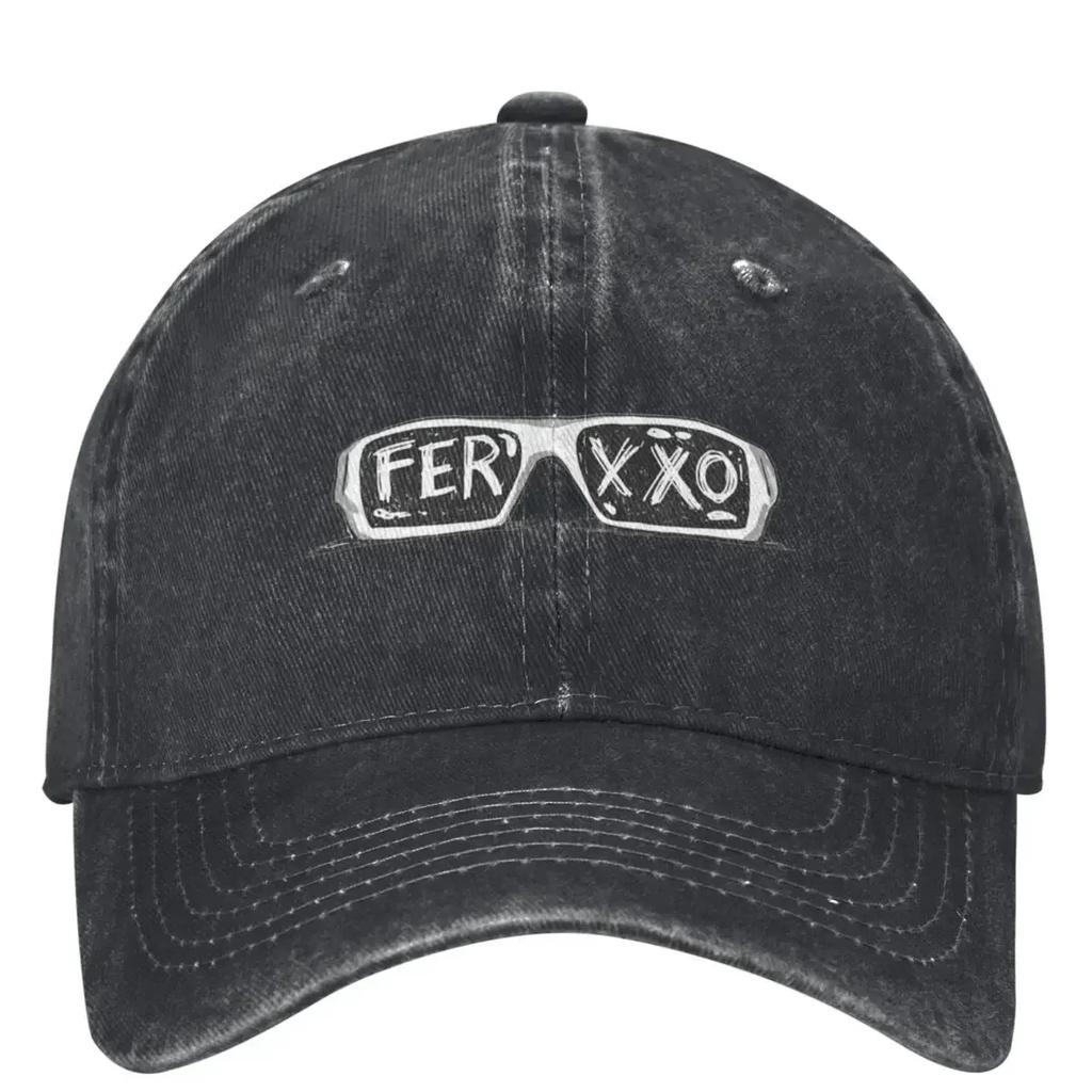 Feid Ferxxo Glasses Baseball Cap Outfit for Men Women Daily Headwear Trucker Hat Adjustable Fit