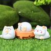 Миниатюрная фигурка кошки из смолы Yousheng, милые модели животных-кошек, миниатюрные украшения для топпера торта, микро-ландшафта, кукольного домика, сада, дома, стола