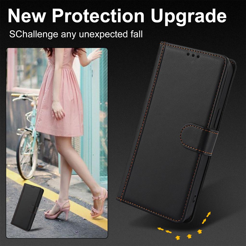 SY-003 For Xiaomi 14T Pro Case PU Leather Stand View Phone Wallet Cover with Shoulder Strap