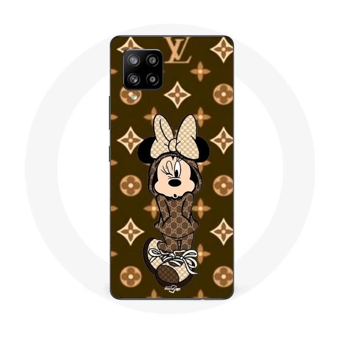 Coque - MANIACASE - Samsung Galaxy A42 5G - Minnie Disney - Marron - Souple