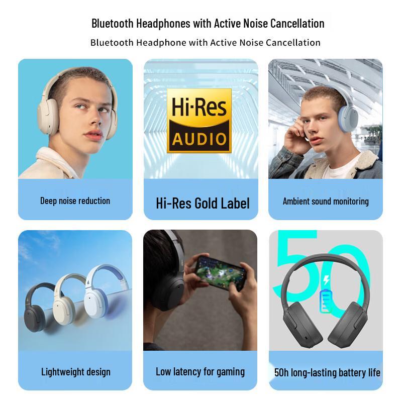 Edifier W820NB Классические Bluetooth-наушники с ANC